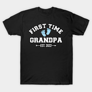 Time Grandpa 2022 For Grandfather To Be T-Shirt